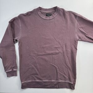 GOODLIFE Mens Medium Sweatshirt Crew Pullover Made in the USA Faded Red